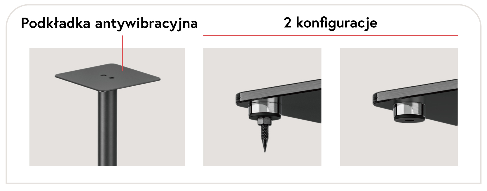 Podstawki głośnikowe TAGA Harmony ETSS-70-2